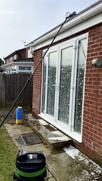 Chemical clean of so e guttering